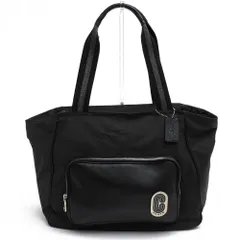 コーチ／COACH バッグ トートバッグ 鞄 ハンドバッグ レディース 女性 女性用 ナイロン レザー 革 本革 ブラック 黒  91061 Court Tote 肩掛け ワンショルダーバッグ ユニセックス 男女兼用
