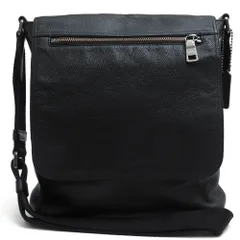 コーチ／COACH バッグ ショルダーバッグ 鞄 メンズ 男性 男性用 レザー 革 本革 ブラック 黒  F71621 SULLIVAN SMALL MESSENGER IN PEBBLE LEATHER サリバン スモール メッセンジャー クロスボディ メッ
