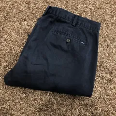 36 ポロ ラルフローレン ネイビー コットン チノ パンツ