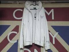 NBA エンヴィー レタリング刺繍 フード ジップアップ ジャケット M 95 L 100 白