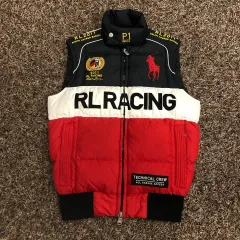 S ポロラルフローレン ビックポニー ドイツ レーシング ツーウェイ ダウン ベスト