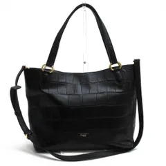 レザージュエルズ／LEATHER JEWELS バッグ トートバッグ 鞄 ハンドバッグ レディース 女性 女性用 レザー 革 本革 ブラック 黒  17N39 MERIDIANA メルディアナ 2WAY ショルダーバッグ クロコ型押し