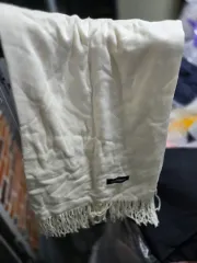 カシミア アイボリー マフラー