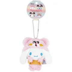 サンリオ シナモロール かぶりものマスコットぬいぐるみキーホルダー