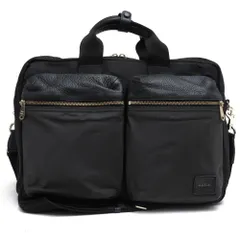 ポールスミス／Paul Smith バッグ ブリーフケース ビジネスバッグ 鞄 ビジネス メンズ 男性 男性用 ナイロン レザー 革 本革 ブラック 黒  PSN505 ナイロンカラーブロック 3WAY リュック ショルダーバッグ バイカラー