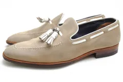 リーガル／REGAL タッセルローファー シューズ 靴 メンズ 男性 男性用 スエード スウェード レザー 革 本革 ベージュ  W965 PORTOFINO ポルトフィーノ スリッポン レザーソール マッケイ製法