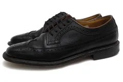 リーガル／REGAL シューズ ビジネスシューズ 靴 ビジネス メンズ 男性 男性用 レザー 革 本革 ブラック 黒  653S AMERICAN BROGUE アメリカンブローグ ロングウイングチップ シボ革 シュリンクレザー グッドイヤーウェルト製法 レザ