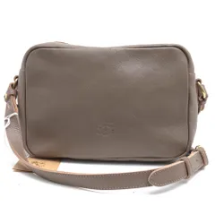 イルビゾンテ／IL BISONTE バッグ ショルダーバッグ 鞄 レディース 女性 女性用 レザー 革 本革 グレー 灰色  54202305511 ショルダーポシェット ユニセックス 男女兼用