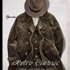 ★最高級 グッド アメリカン スタイル ミドル丈 ダブル ヘヴィ コーデュロイコート ジャケット S〜2XL 大きいサイズ ヴィンテージ★O669