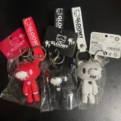 グルーミー キーホルダー フィギュア キーホルダー レッド/ブラック/ホワイト