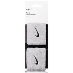 NIKE ナイキ スウッシュ リストバンド グレーヘザー/ブラック BN2095-051