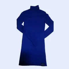 ポールハム ブルー ゴージ ニット ONE PIECE