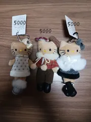 キーホルダーセット（ハローキティ、クレヨンしんちゃん、BELLYGOM、ケデホンウォレット、グルミット、ケアベアなど）