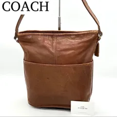 【良品】OLDCOACH ポシェット サコッシュ ショルダーバッグ バケツ型