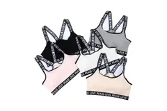 新品 [Good in three directions] ジュニアブラ 5枚セット 9~18歳向け ジュニア下着 スポーツブラ ブラジャー 学校生活、クラブ活動 などに 部活ブラ 5枚セットＢ