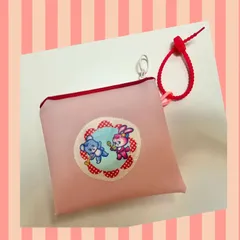 【2025 新作】レトロアニマルのバッグチャーム　ハンドメイド　カードケース　ポーチ　動物　お花　レトロ