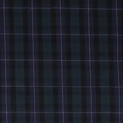 新品 清原(KIYOHARA) kokochi fabric TC 生地 タータンチェック 108cm巾 【長さ2m以上1m単位カット】 Col.NV ネイビー KOF-58