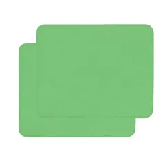 新品 【二枚セット】LIANGKEBAO マウスパッド ライトグリーン 210×250×1mm 耐久性良い 滑り止め レーザー 水洗い