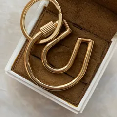 【ラスト！】馬蹄型　馬　ホース　キーホルダー　キーリング　ゴールド　まとめ割