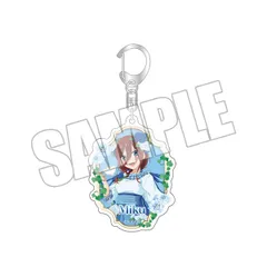 【新品】 五等分の花嫁∽ アクリルミニキーホルダー -五つ子のティーパーティー 三玖- 佐賀