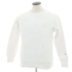 【中古】チャンピオン Champion リバースウィーブ スウェット ホワイト【サイズL】【メンズ】