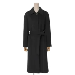 ■美品■BURBERRY バーバリー ステンカラーコート サイズ38 アンゴラ混 ベルテッド ロングコート ブランド古着【中古】20251231/RA7014