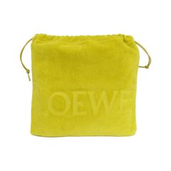 LOEWE】テリークロス ドローストリング ポーチ ミディアム 巾着