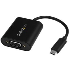 新品 StarTech.com USB-C - VGA変換アダプタ/プレゼンテーション·モード切替スイッチ/2048x1280(1920x1200にも対応)/USB Type-C オス·VGA メス CDP2VGASA