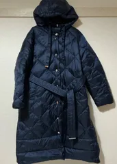 上質ダウン80%★ダウンコート★ロングダウンコート★軽量お洒落ダウン★ダイヤ