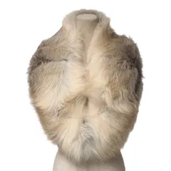 ■未使用品■SAGA FURS サガファーズ ゴールデンアイルランドカラー ストール フォックス ファー マフラー ショール ティペット 毛皮 20251208/RA6832