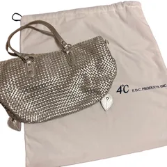 4℃ トートバッグ　シルバー　保存袋付き