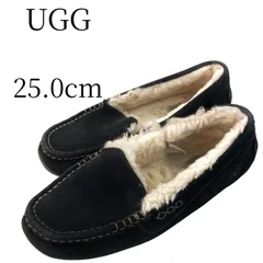 UGG アグ ブラック モカシンシューズ 25.0cm PSP22-18