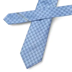 ■美品■GUCCI グッチ ネクタイ GG 総柄 シルク ジャカードタイ ブランド古着【中古】20251014/RA6276