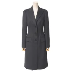 ■美品■DOLCE&GABBANA ドルチェアンドガッバーナ コート サイズ38 チェスターコート 裏地レオパード柄 【おすすめ】 イタリア製 ブランド古着【中古】20251021/RA6374