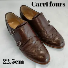 REGAL　リーガル　Carri fours　ローファー　ウイングチップ　ダブルモンクストラップ　22.5cm