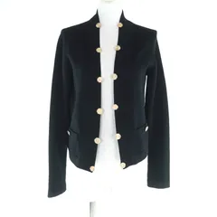 極美品★CHANEL シャネル P72486 カシミヤ100％ ココマークボタン付 フロントオープン 長袖 カーディガン ブラック 38 英国製 正規品 レディース