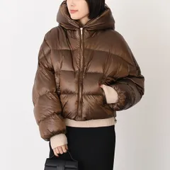 Max Mara The Cube マックスマーラ ザ キューブ アウター SPACECA スペースCA ダウンジャケット レディース ブラウン バージングースダウン 撥水 防寒のサムネイル