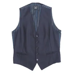 ■美品■TAGLIATORE × Brilla per il gusto タリアトーレ × ブリッラ ペル イル グスト BRIAN ブライアン ベスト サイズ44/9R ストライプ ジレ イタリア製 ブランド古着【中古】20250915/RA6003のサムネイル