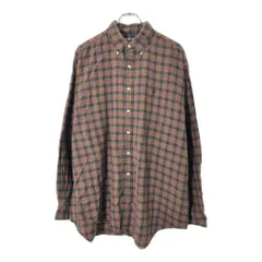 RALPH LAUREN ラルフローレン ボタンダウンシャツ チェック マルチカラー(メンズ L)中古 古着 V9814
