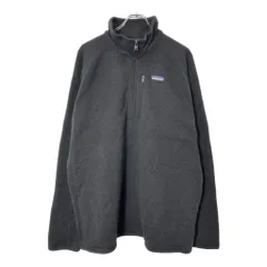 patagonia パタゴニア ハーフジップ ベターセーター フリースジャケット アウトドア ブラック(メンズ XL)中古 古着 V9828