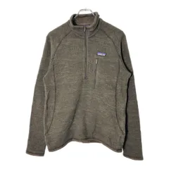 patagonia パタゴニア ハーフジップ ベターセーター フリースジャケット アウトドア ブラウン(メンズ S)中古 古着 V9850