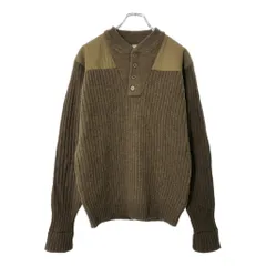 L.L.Bean エルエルビーン ヘンリーネック ウールニット セーター アウトドア ブラウン(メンズ M)中古 古着 V9894