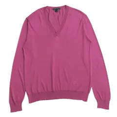 ■美品■GUCCI グッチ ニット サイズXL 総シルク GGロゴ Vネック セーター【おすすめ】 ブランド古着【中古】20250717/RA5567