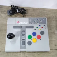 SFC用アケコン ASCII スーパーアスキースティック AS-8864-SF スーパーファミコン周辺機器 ジョイスティック  格ゲー STG レトロゲーム 動作未確認 現状 中古 R379