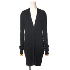 CHANEL シャネル ニット サイズ38 ロングニットカーディガン P45654 CC ココマーク ロゴボタン【おすすめ】 イタリア製 ブランド古着【中古】20250630/RA5318