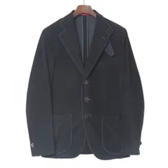 ■美品■UNITED ARROWS × ISAIA ユナイテッドアローズ × イザイア テーラードジャケット サイズ46 ブレザー シングル コーデュロイ スタンドカラー イタリア製 ブランド古着【中古】20250612/RA5140