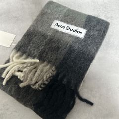 正規品】<値段交渉可> アクネスタジオ モヘアチェックスカーフ
