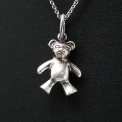 TIFFANY&Co. ティファニー ネックレス テディベア ペンダント AG925 シルバー ブランド古着【中古】20250527/RA4862