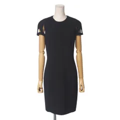 GUCCI グッチ ワンピース サイズ38 半袖 ドレス シルク ブラック イタリア製 ブランド古着【中古】20250428/RA4481のサムネイル
