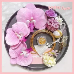 パープル紫 胡蝶蘭髪飾り 成人式 結婚式 和装前撮り白無垢 ブリザードフラワー 260104